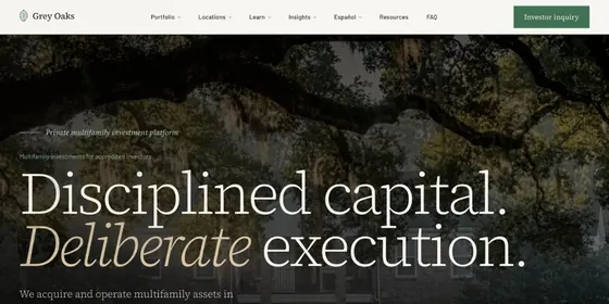 Grey Oaks homepage